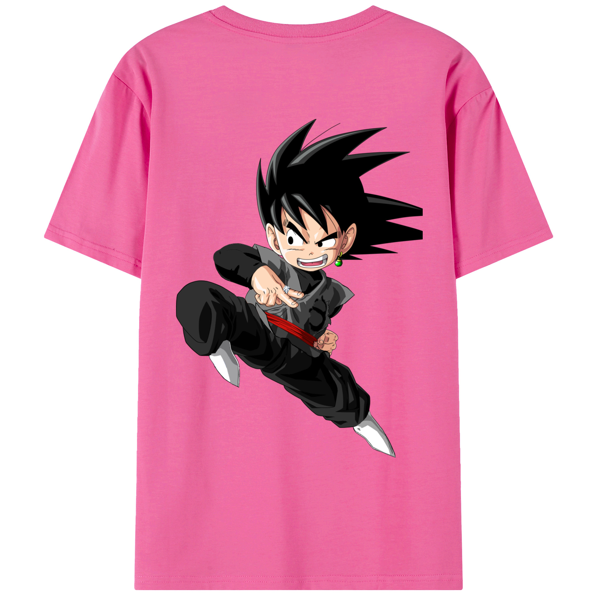 （画像用） ドラゴンボール 孫悟空（そん ごくう）Son Goku カカロット DRAGON BALL Kakarotto レディース半袖Tシャツ(バックプリント)